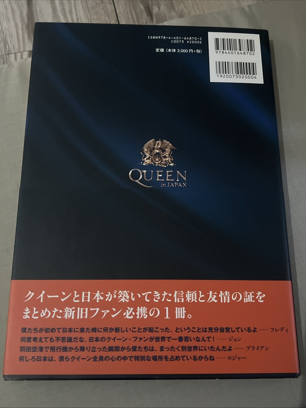 Queen In Japan – Official Japanese Queen Photobook – Freddie Mercury, Brian May