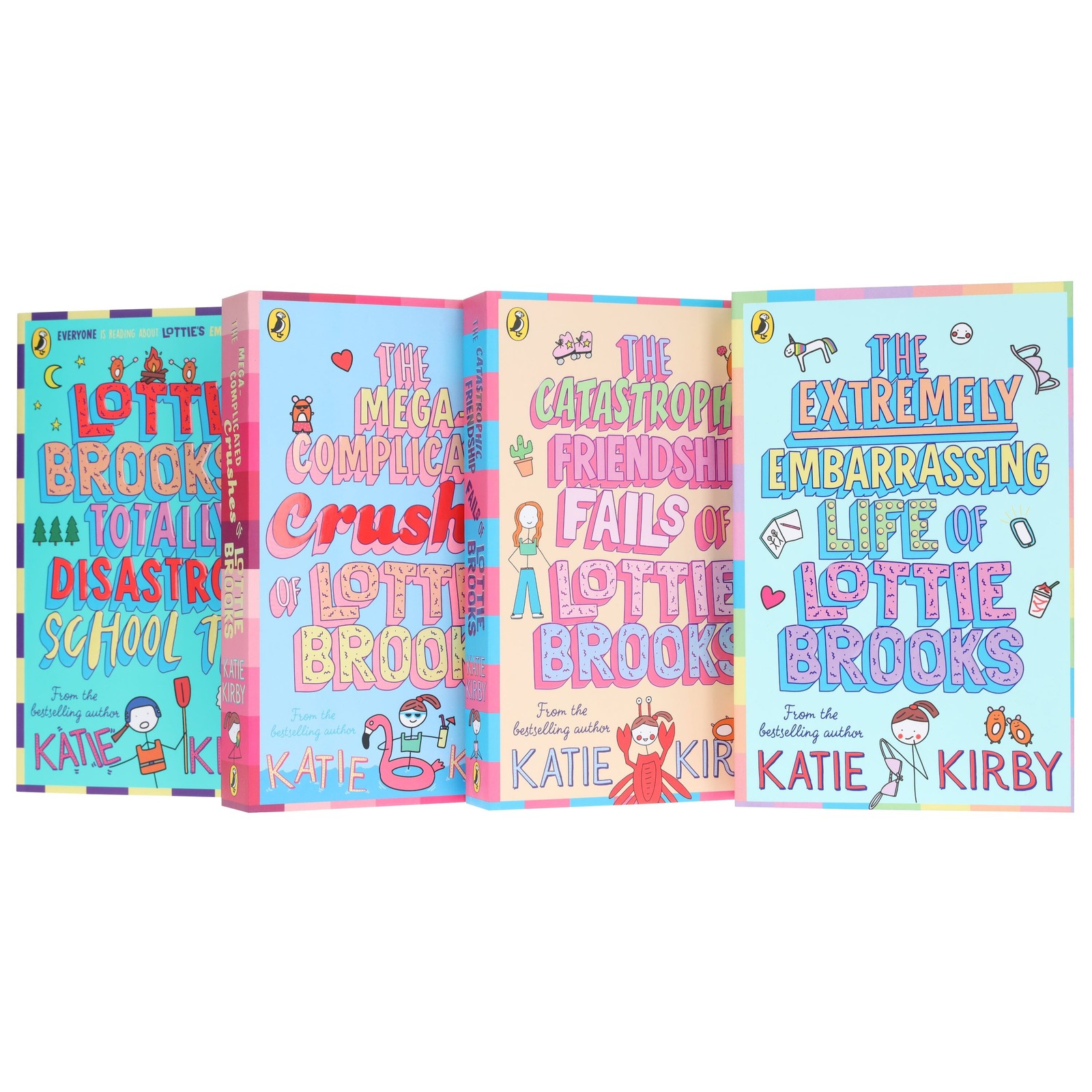 Lottie Brooks Series By Katie Kirby 4 Books Set – Ages 9-12 – Paperback
