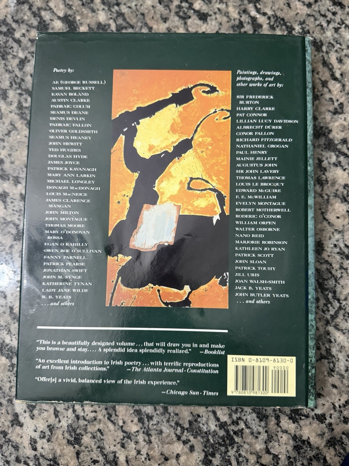 hardcover poetry anthology Ireland in Poetry, edited by Charles Sullivan