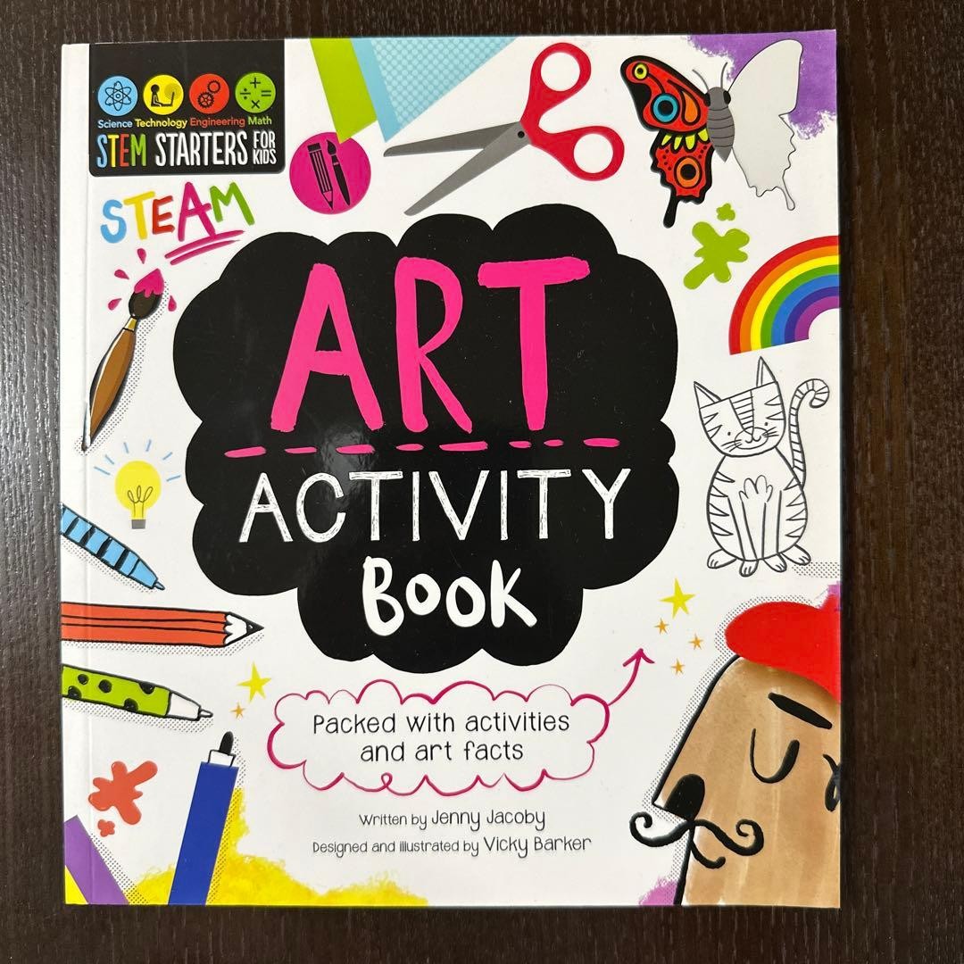 Jenny Jacoby Art Activity Book STEM Starters for Kids Near Mint Condition