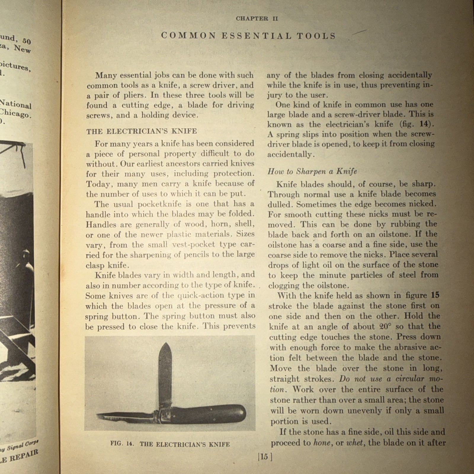 Fundamentals of Shopwork by William H. Johnson & Louis V. Newkirk 1943, HC War
