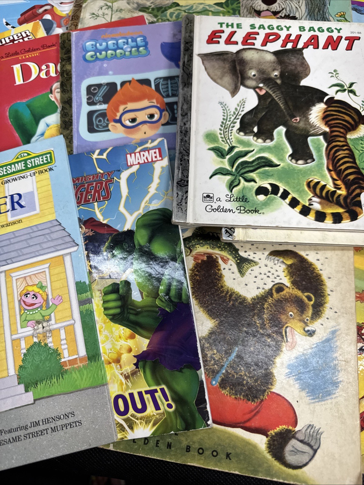 20 lot little golden books assorted kids vintage mix newer board books GOOD 6/2