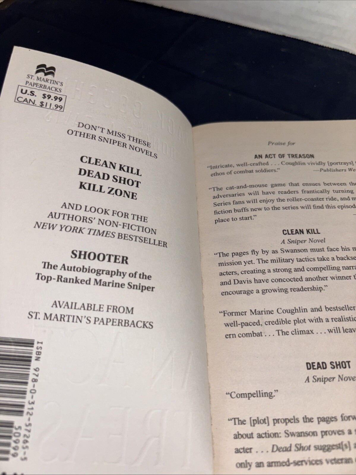 Kyle Swanson Sniper Novels Ser.: An Act of Treason by Donald A. Davis