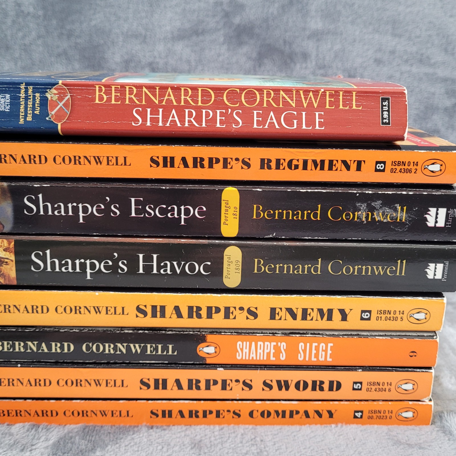 Bernard Cornwell Lot of 15 Richard Sharpe Novels