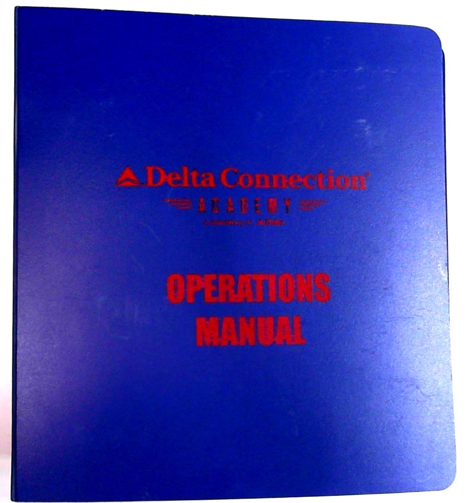 Delta Connection Academy Operations Manual, Ring Bound, 2007 in good condition