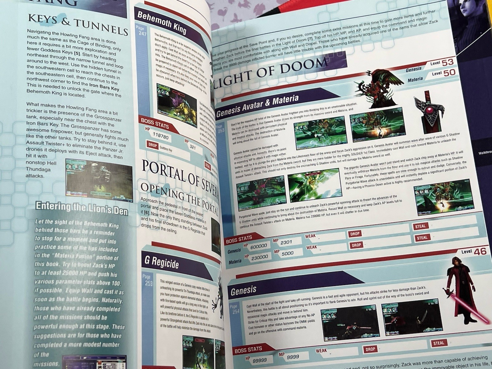Crisis Core Final Fantasy VII 7 Brady Sony PSP Strategy Guide NMMT + poster