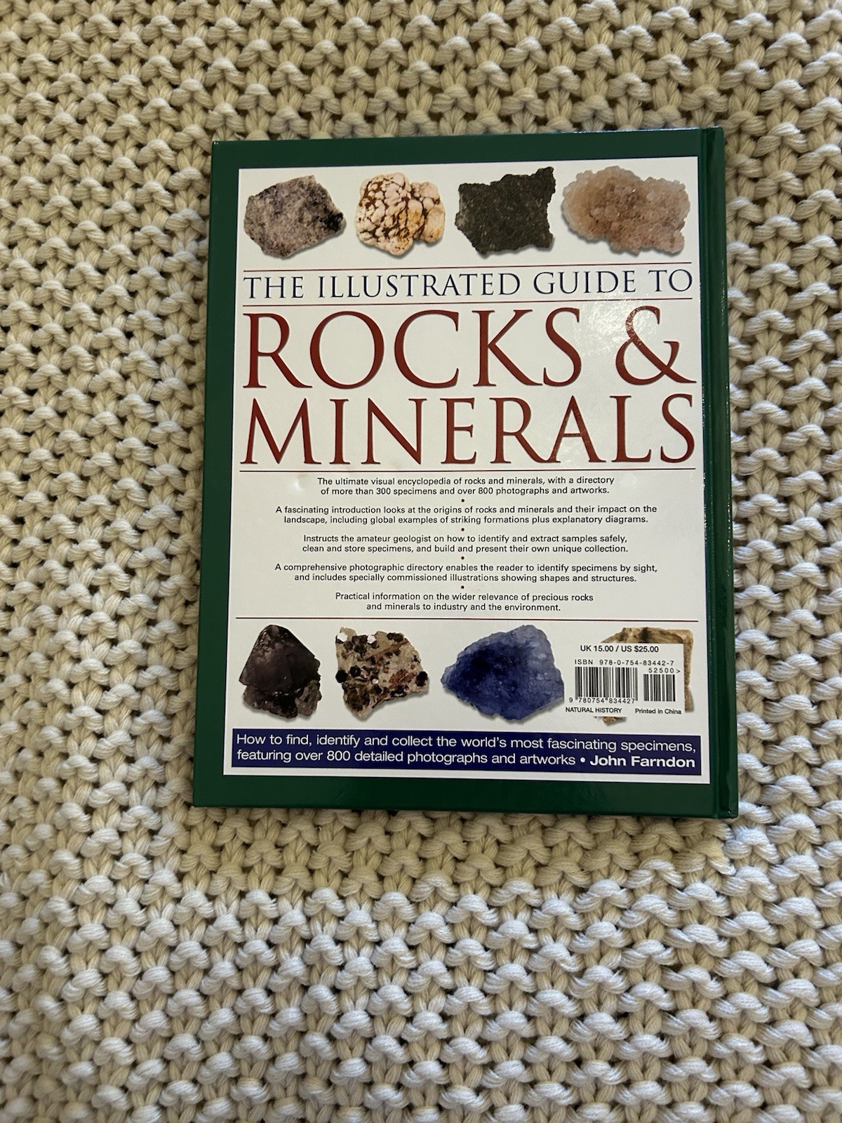 Illustrated Guide to Rocks and Minerals (Hardcover, 2018) by John Farndon