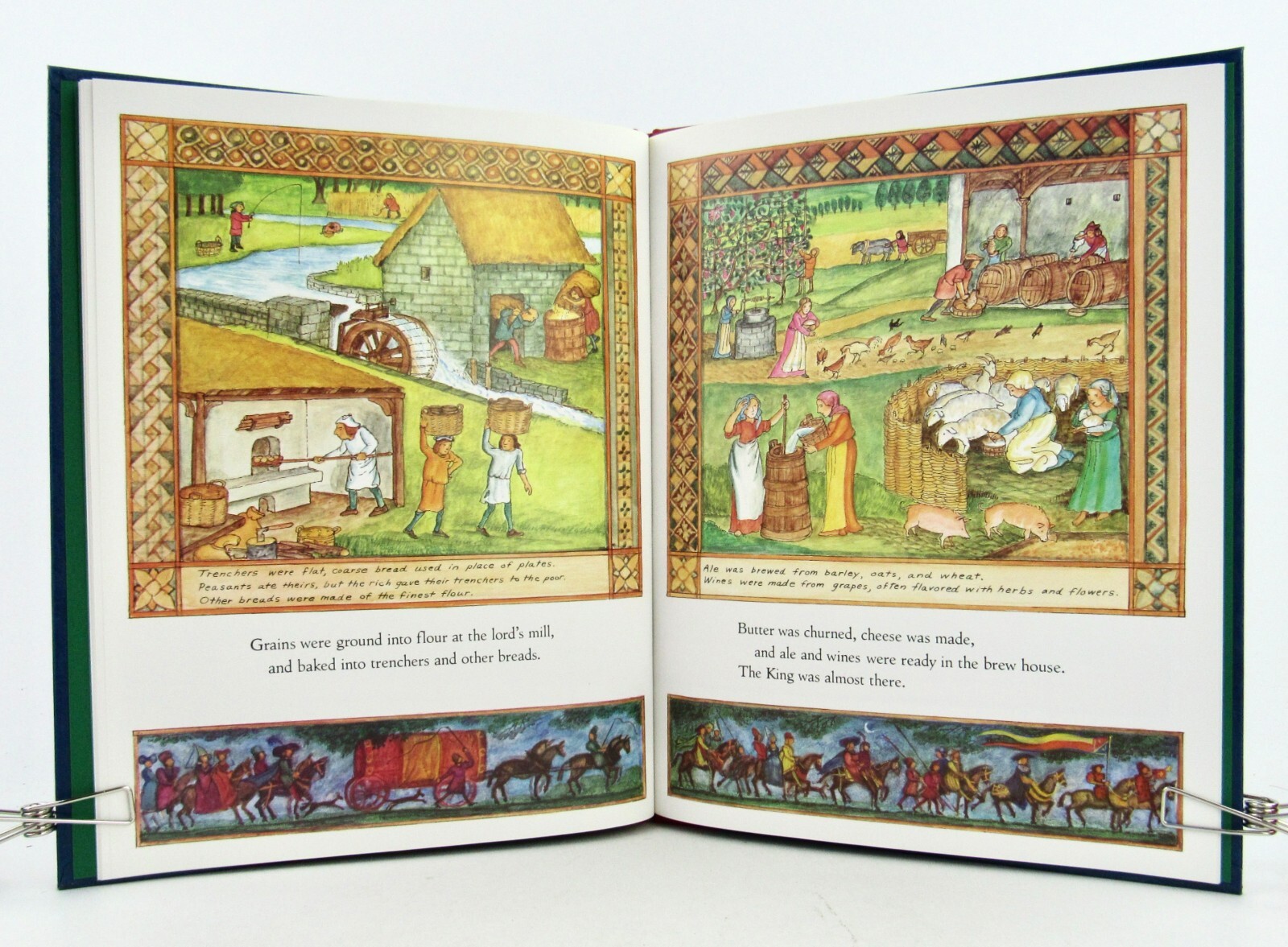 A MEDIEVAL FEAST Aliki 1983 Thomas Crowell HBDJ EXC