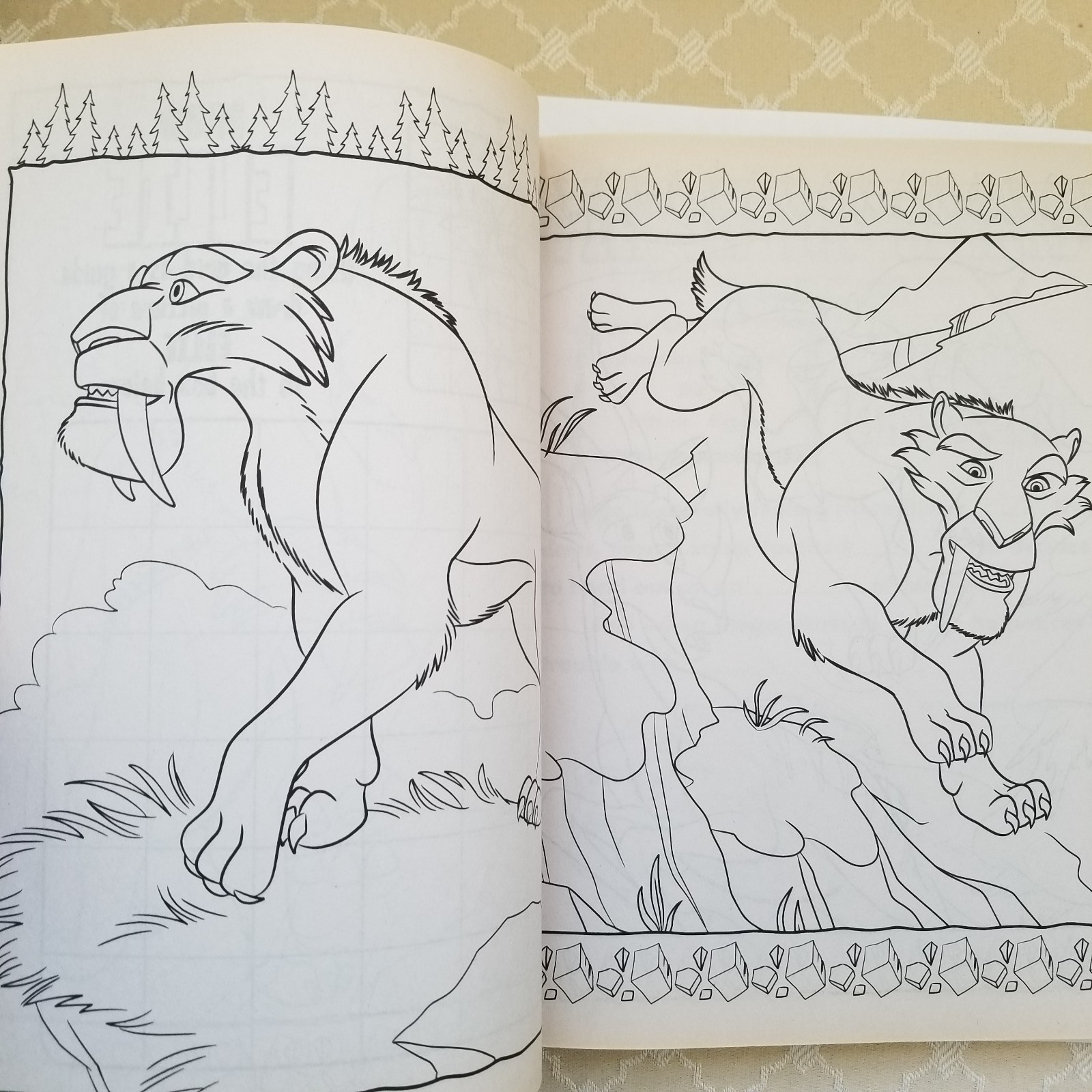Ice Age Daewn of the Dinosaurs Jumbo Coloring and Activity Book, new