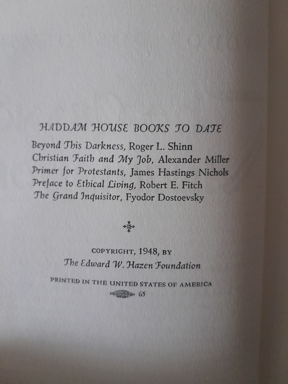 1948 “The Grand Inquisitor” by Fyodor Dostoevsky, Hardcover Book