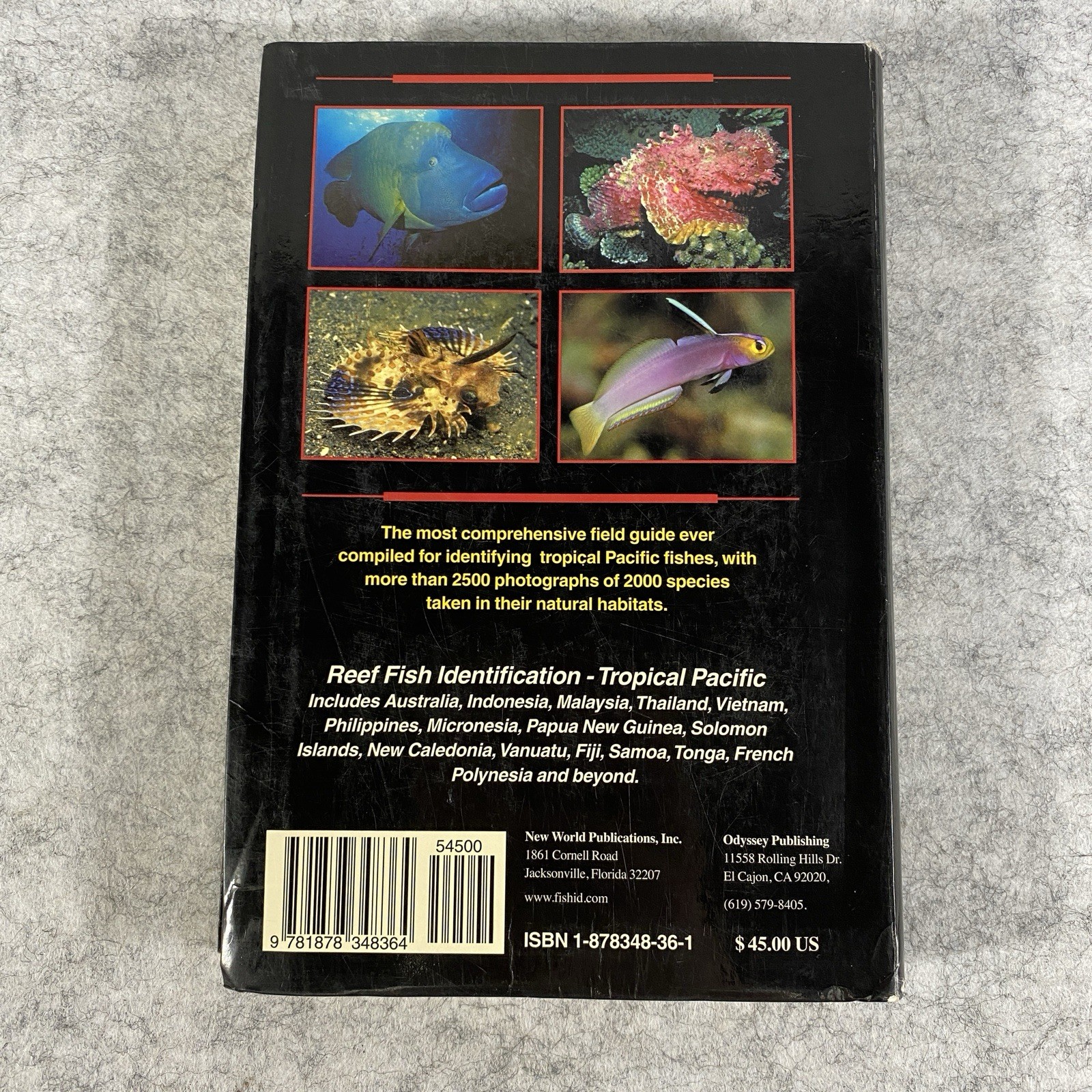 Reef Fish Identification Tropical Pacific Gerald Allen 1st Edition PB Field