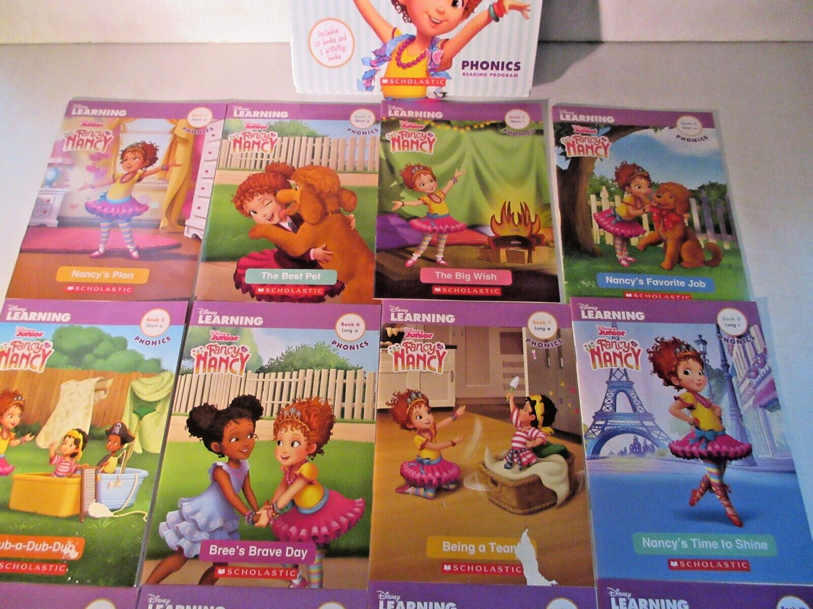 Fancy Nancy Phonics Reading Program Book Lot K Learning To Read