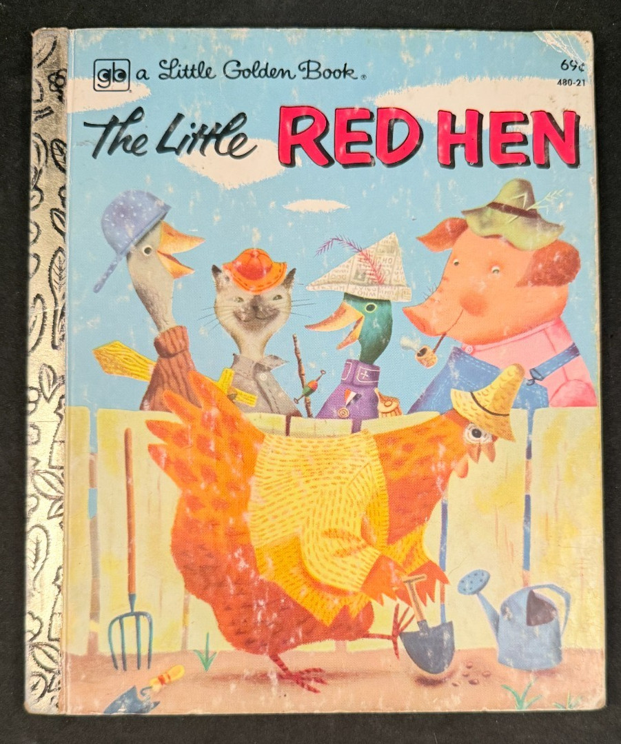 The Little Red Hen – A Little Golden Book – Golden Press – 1980 – WWD
