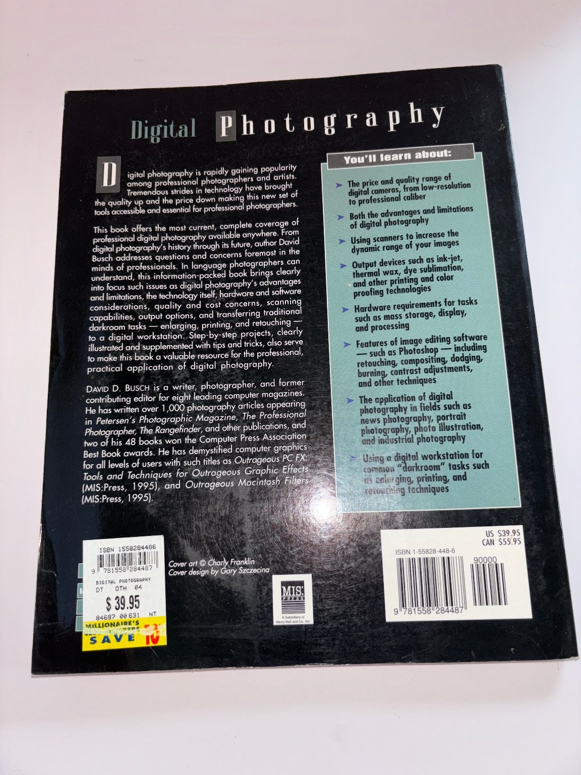 Digital Photography David D. Busch 1995 First Edition MIS Press