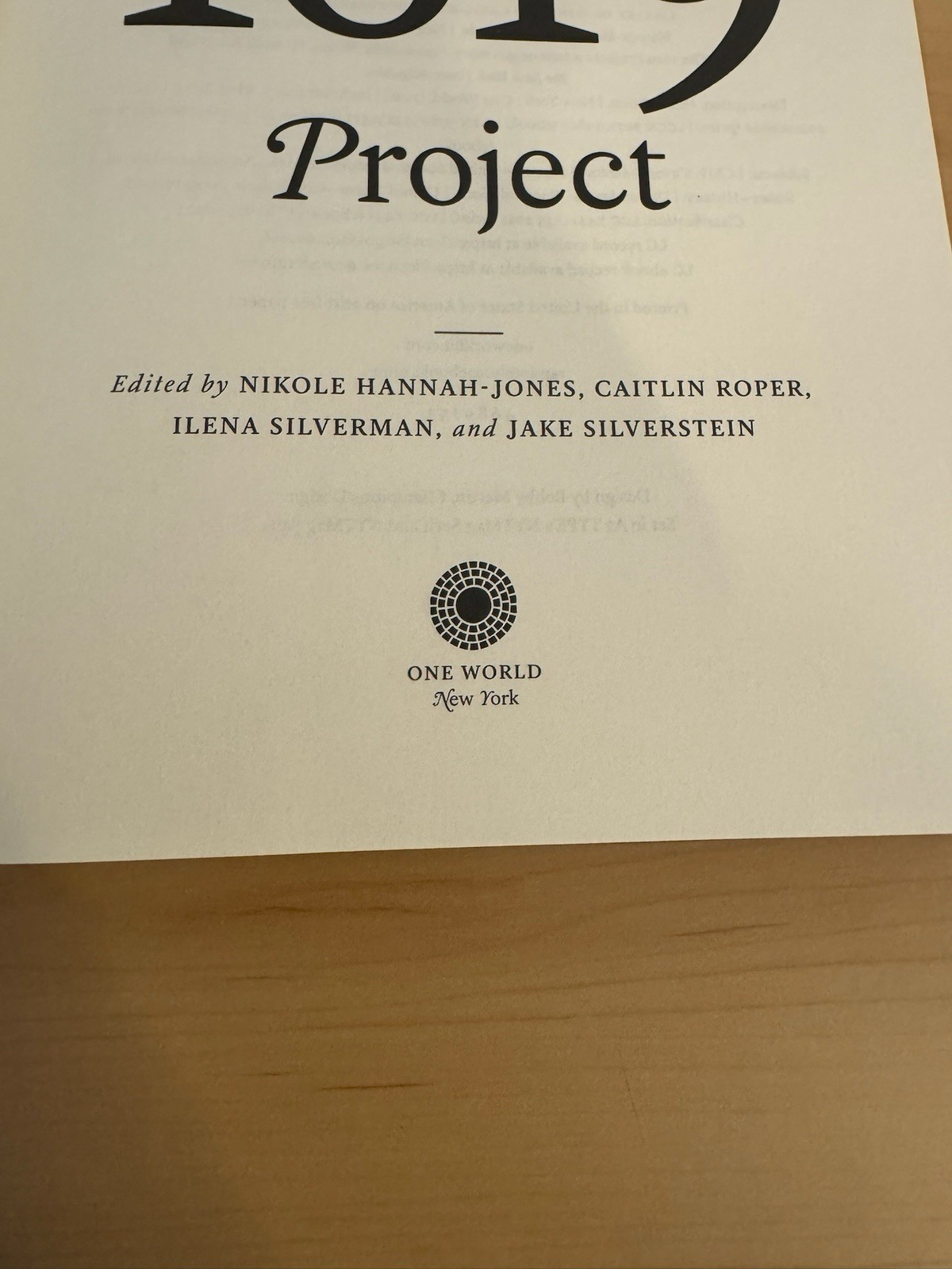 The 1619 Project: A New Origin Story – Hardcover By Hannah-Jones, Nikole