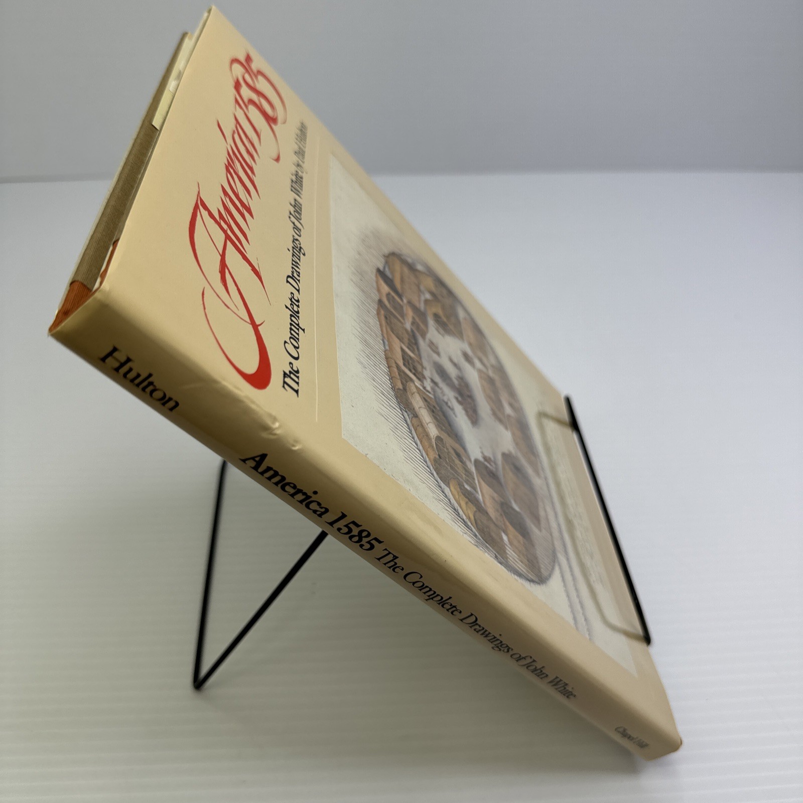 America 1585 The Complete Drawings of John White by Paul Hulton 1984 HC Roanoke