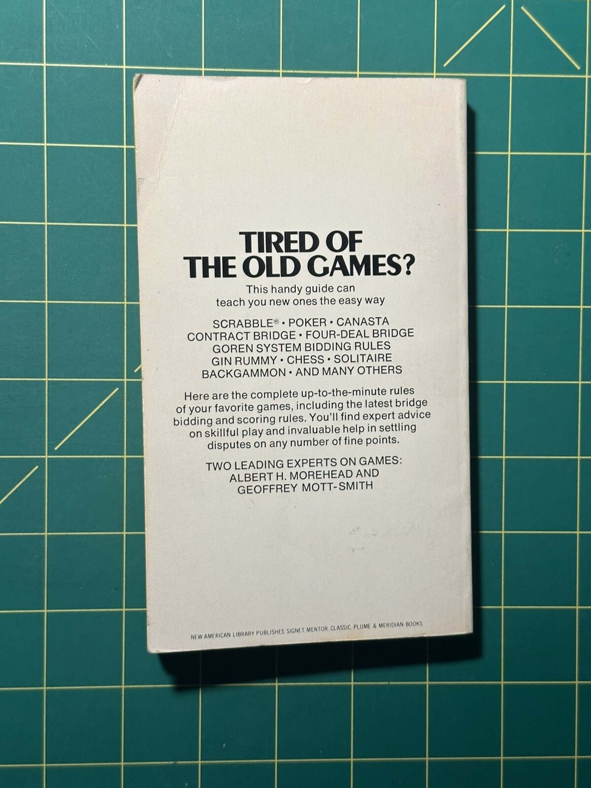 Hoyle’s Rules of Games by Albert H. Morehead & Geoffrey Mott-Smith