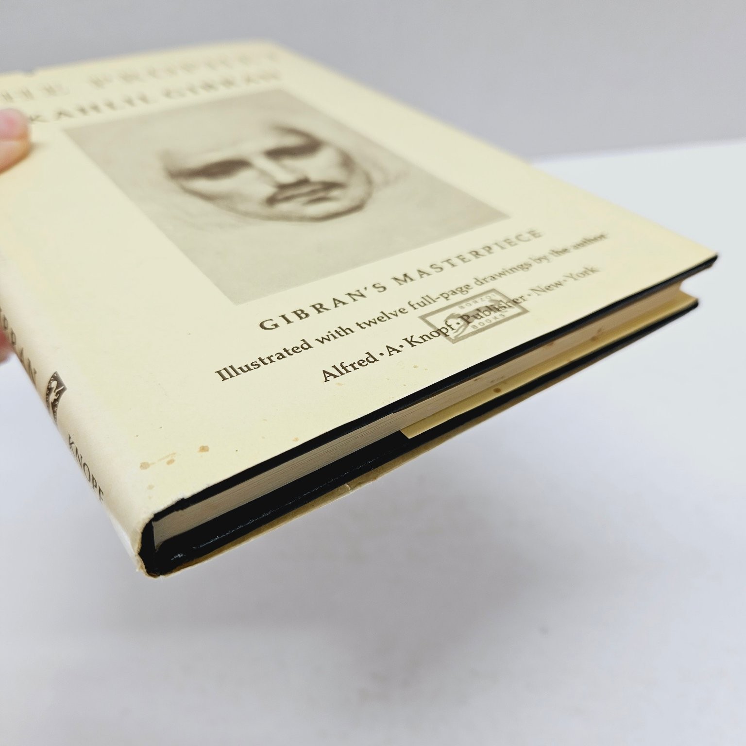 The Prophet by Kahlil Gibran 1982 Illustrated Borzoi Book HCDJ