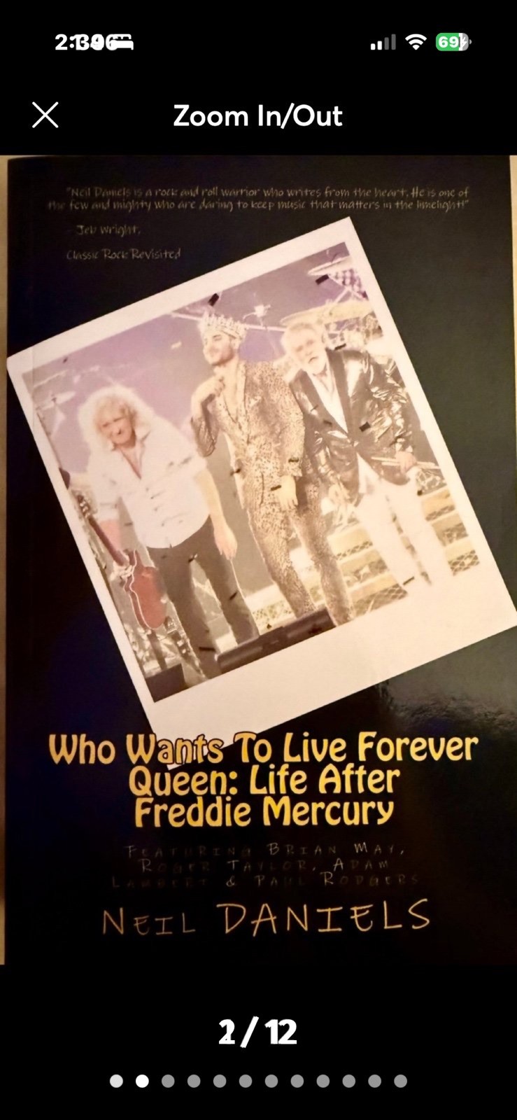 2 book Queen in 3-D Brian May Coffee table HC stereoscopic + Freddie Mercury liv