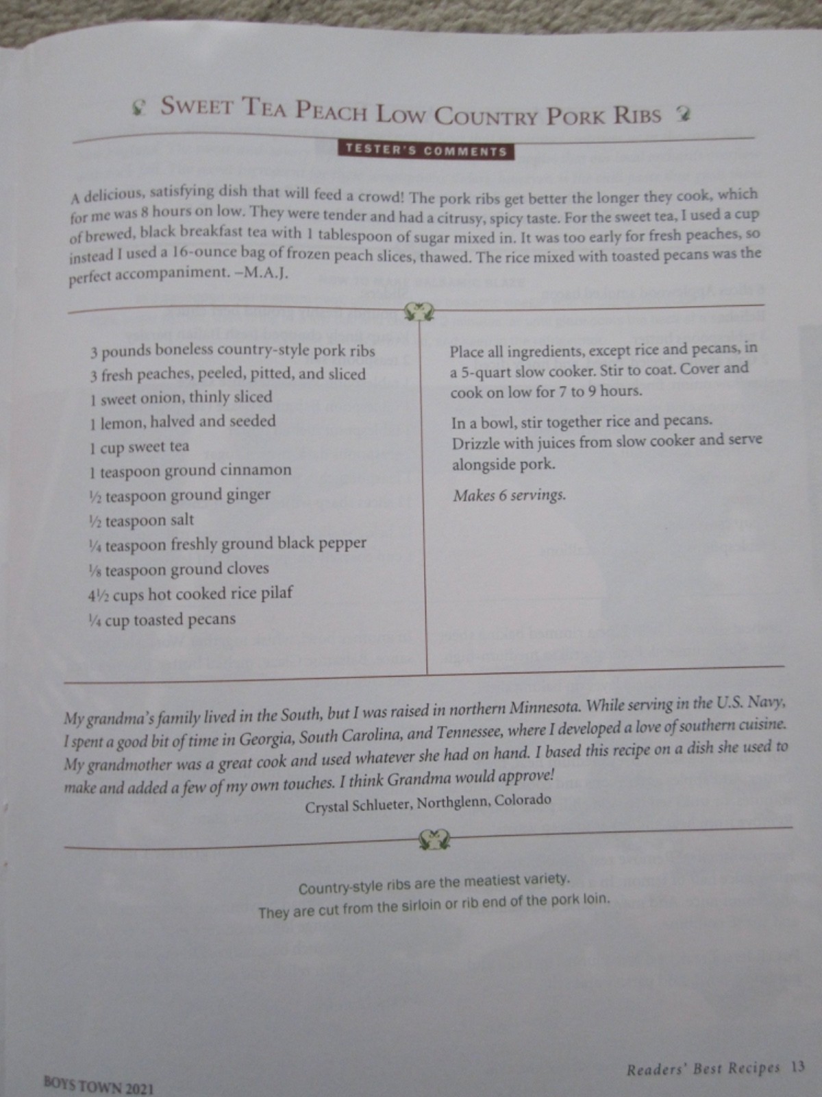 Farmer’s Almanac ’21, ’24 Readers’ Best Recipes & Their Stories, Boys Town Press