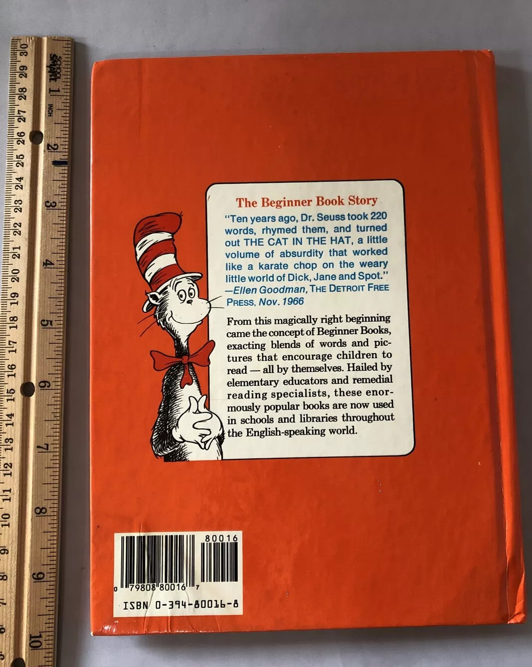 Vintage Beginner Books; Green Eggs and Ham by Seuss 1960, Hardcover