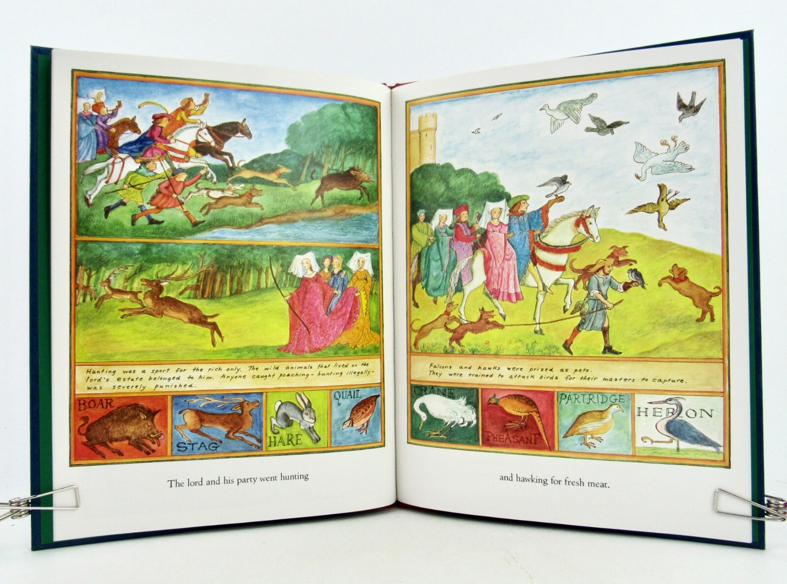A MEDIEVAL FEAST Aliki 1983 Thomas Crowell HBDJ EXC