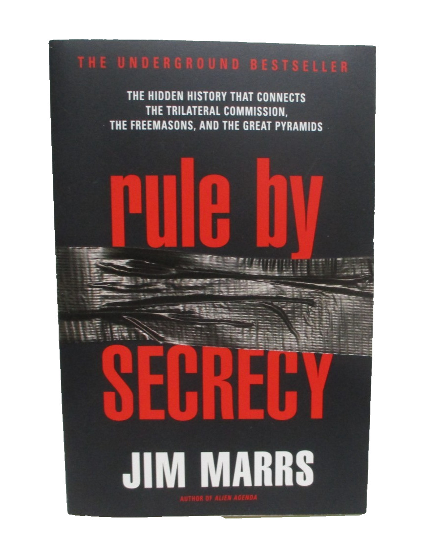 Rule by Secrecy by Jim Marrs PB Trilateral Commission, Freemasons, Pyramids
