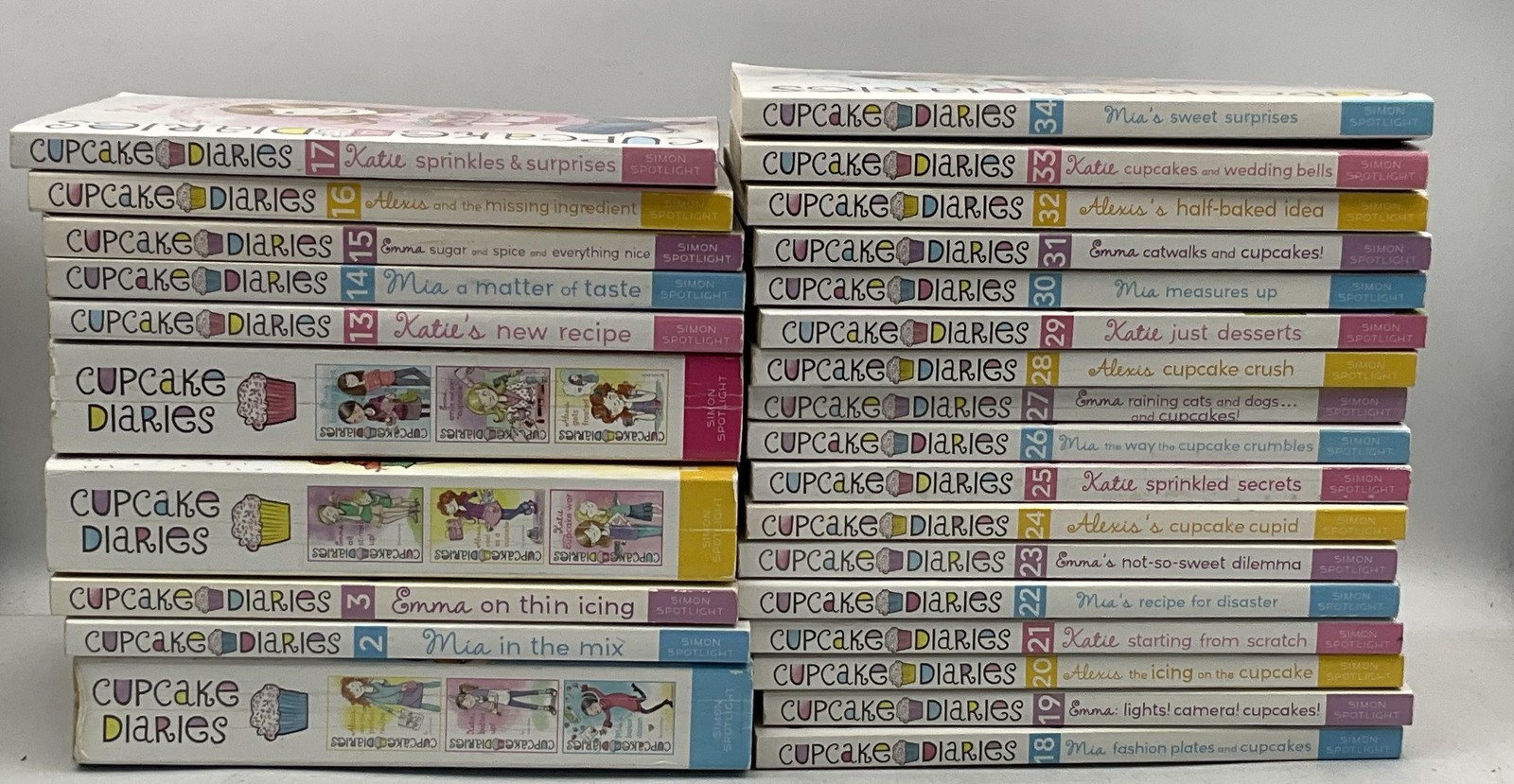 CUPCAKE DIARIES Simon Spotlight Children & Young Adults (Set of 27 Books)