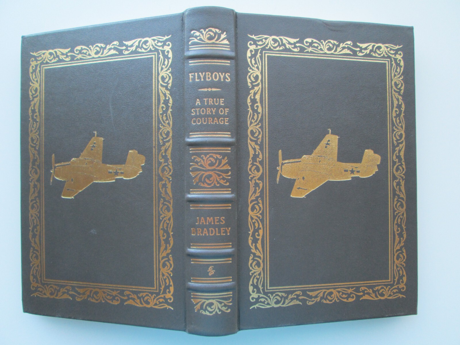 EASTON PRESS LEATHER~Flyboys~JAMES BRADLEY~True Story Courage~CHICHI JIMA~WWII~