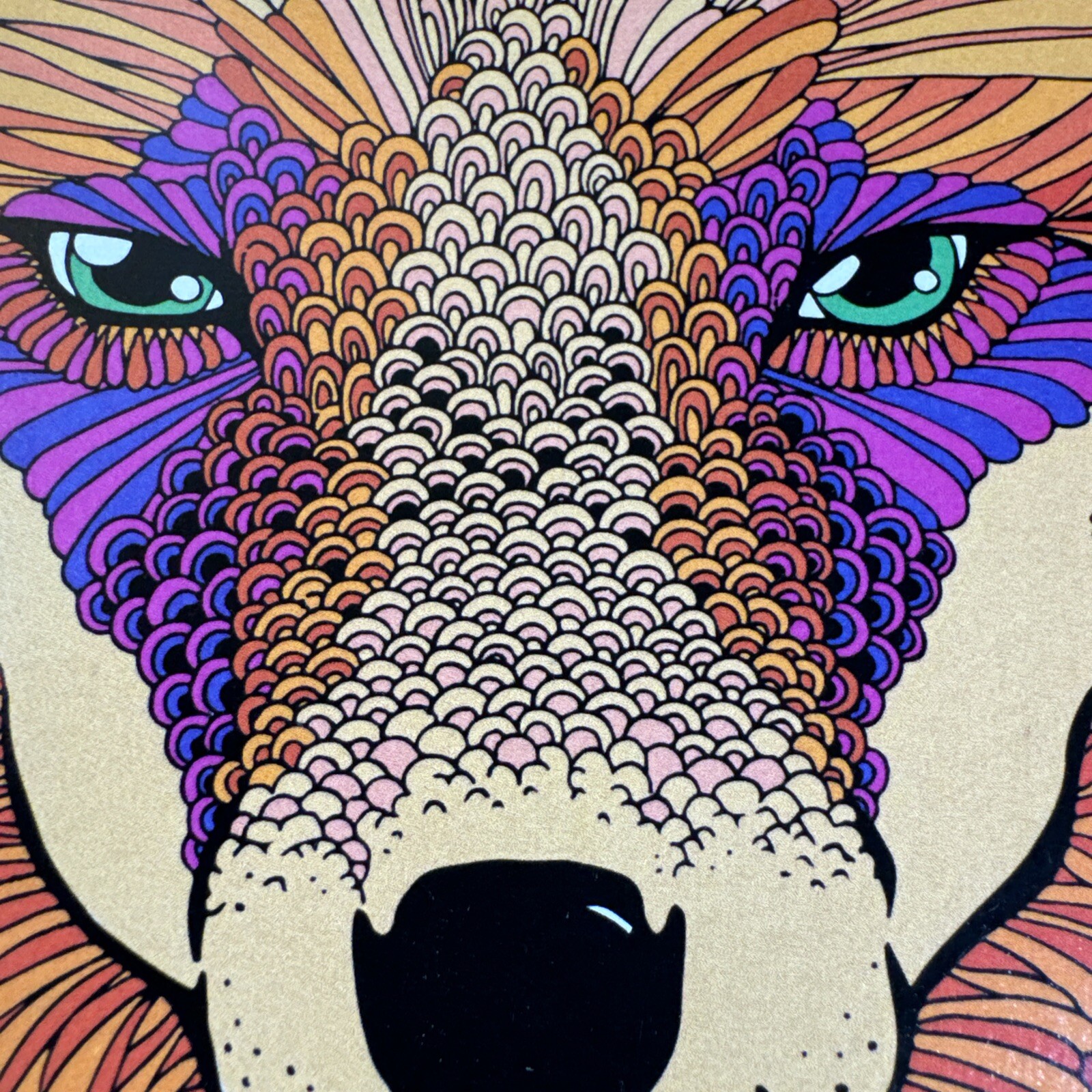 Kaleidoscope Coloring Book NEW Majestic Creatures 47 Prints Vol 25