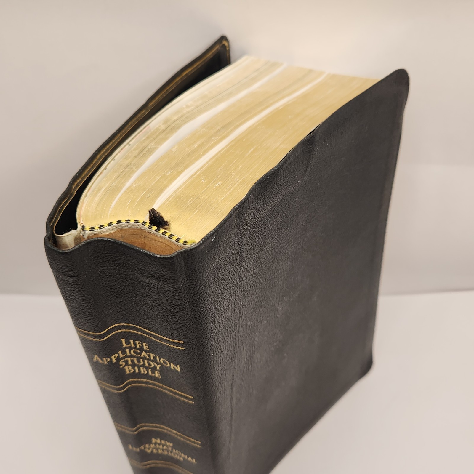 Life Application Study Bible NIV Zondervan 1991 Leather Religious Religion Book