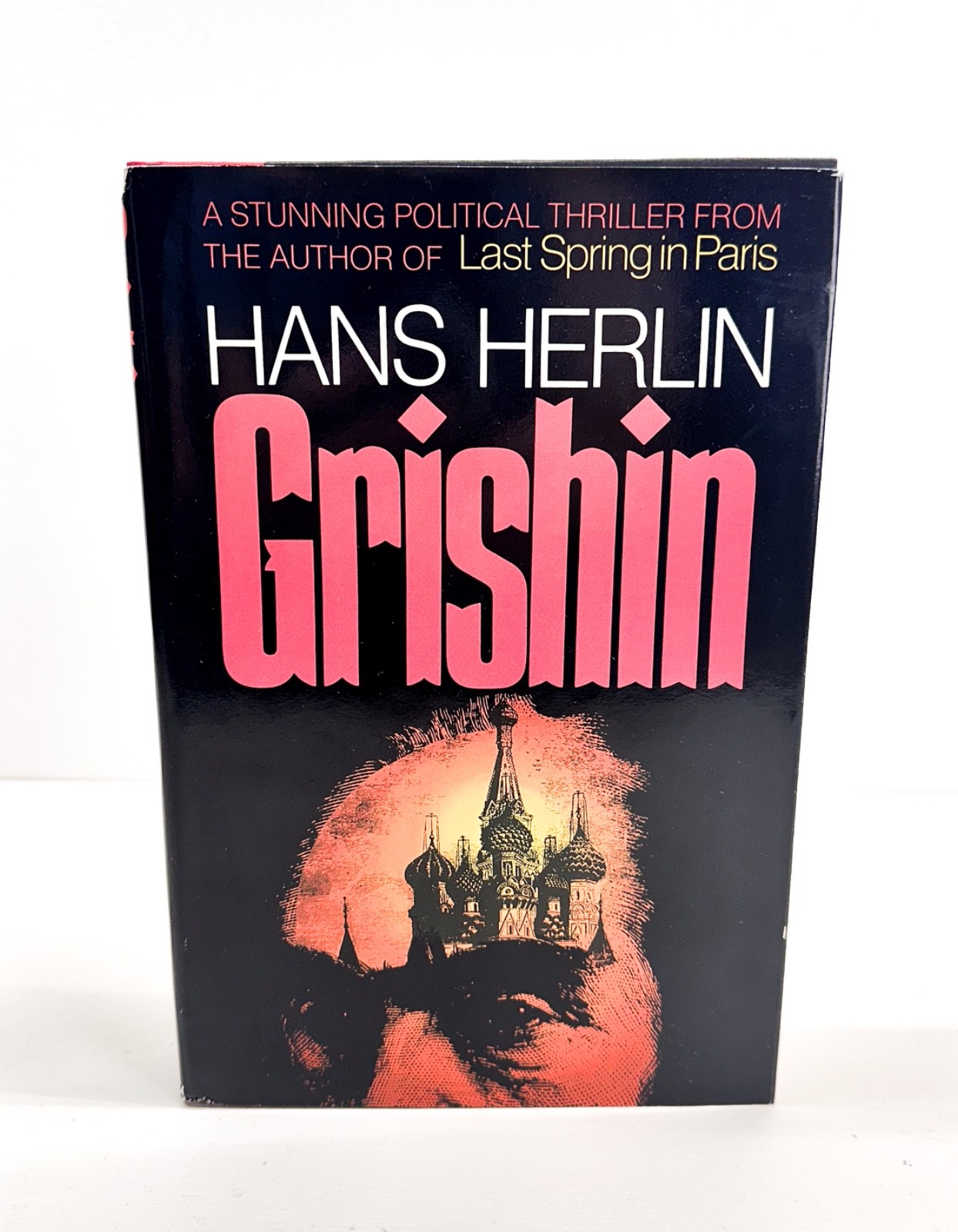 Grishin by Hans Herlin 1987 First English Ed HC w/ DJ Thriller Doubleday