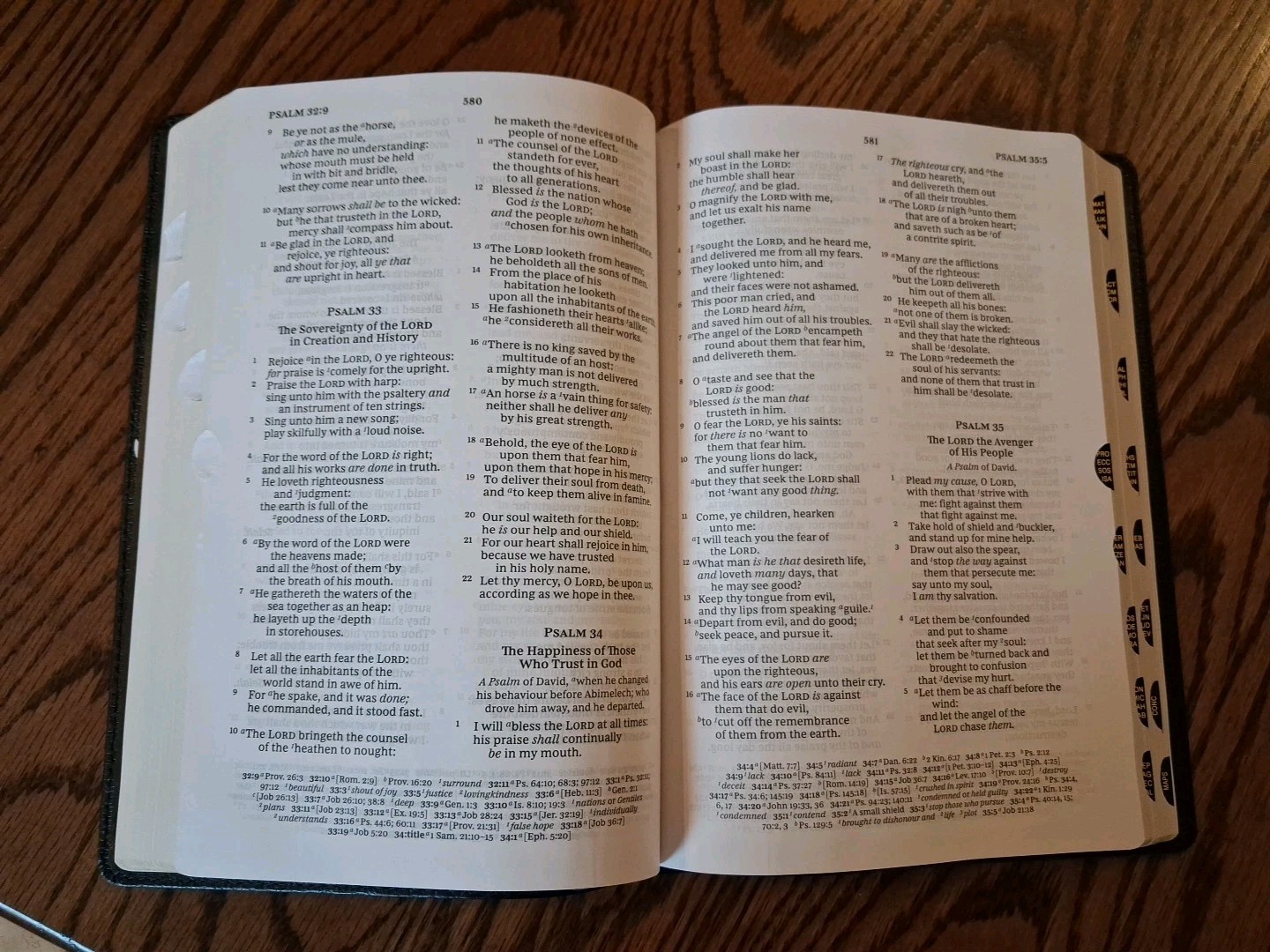 KJV LARGE PRINT Thinline Bible Thumb Indexed ~ $104.99 Retail ~ Genuine Leather