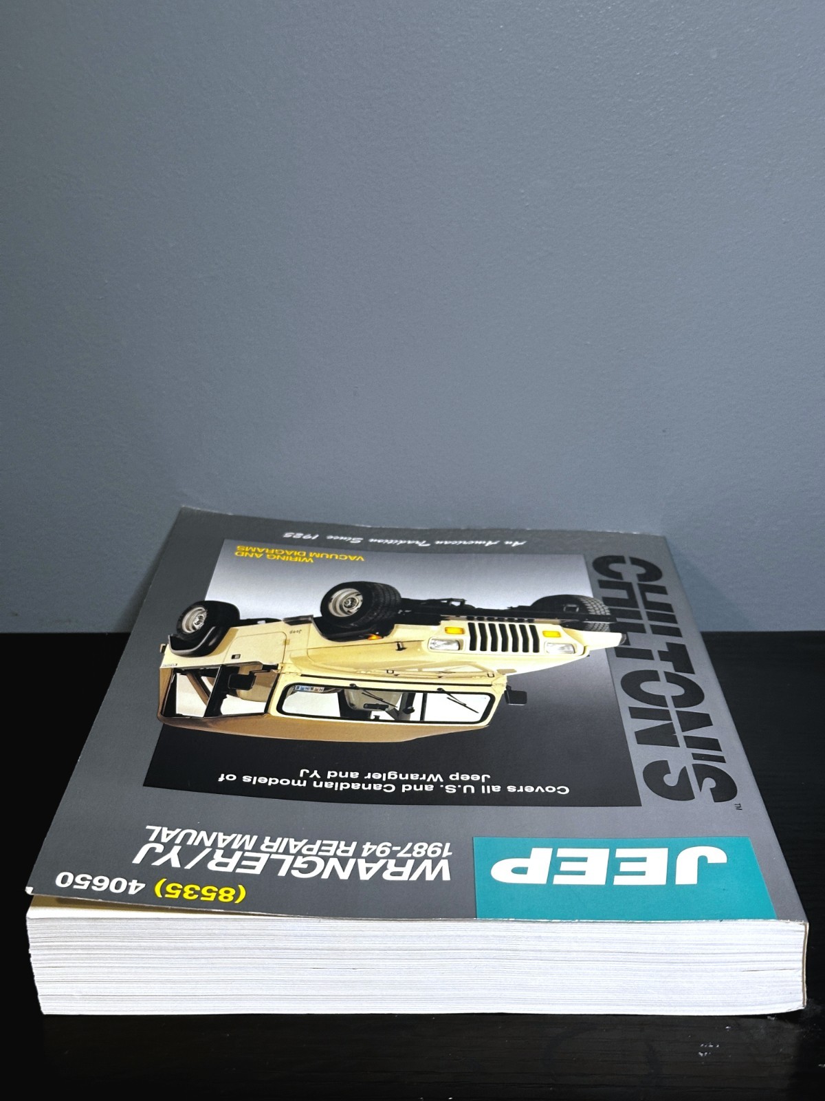 CHILTONS JEEP WRANGLER YJ 1987-1994 REPAIR MANUAL PART #8535