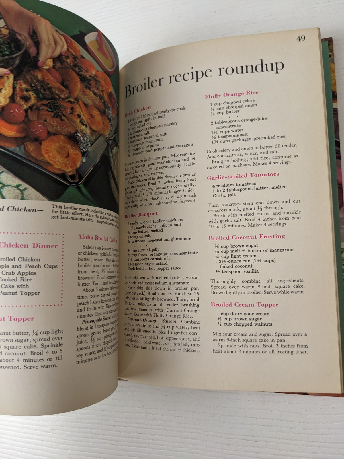 Retro BETTER HOMES & GARDENS MEALS IN MINUTES Hardcover Cookbook Vintage 1963