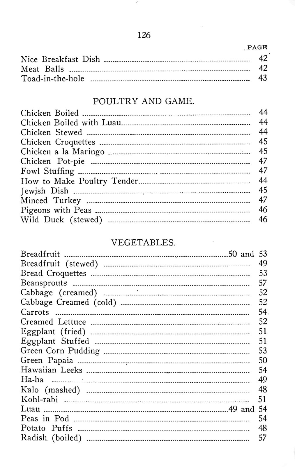 1920 Hawaiian Cook Book 135 Pages
