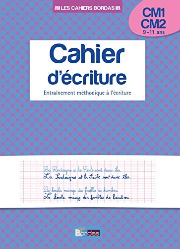 Les cahiers Bordas – Cahier d’écriture CM1 CM2 by Guyonnet, Marcel Book The Fast