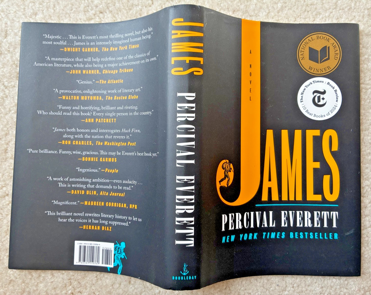 James by Percival Everett Hardcover with Dust Jacket 2024 National Book Award