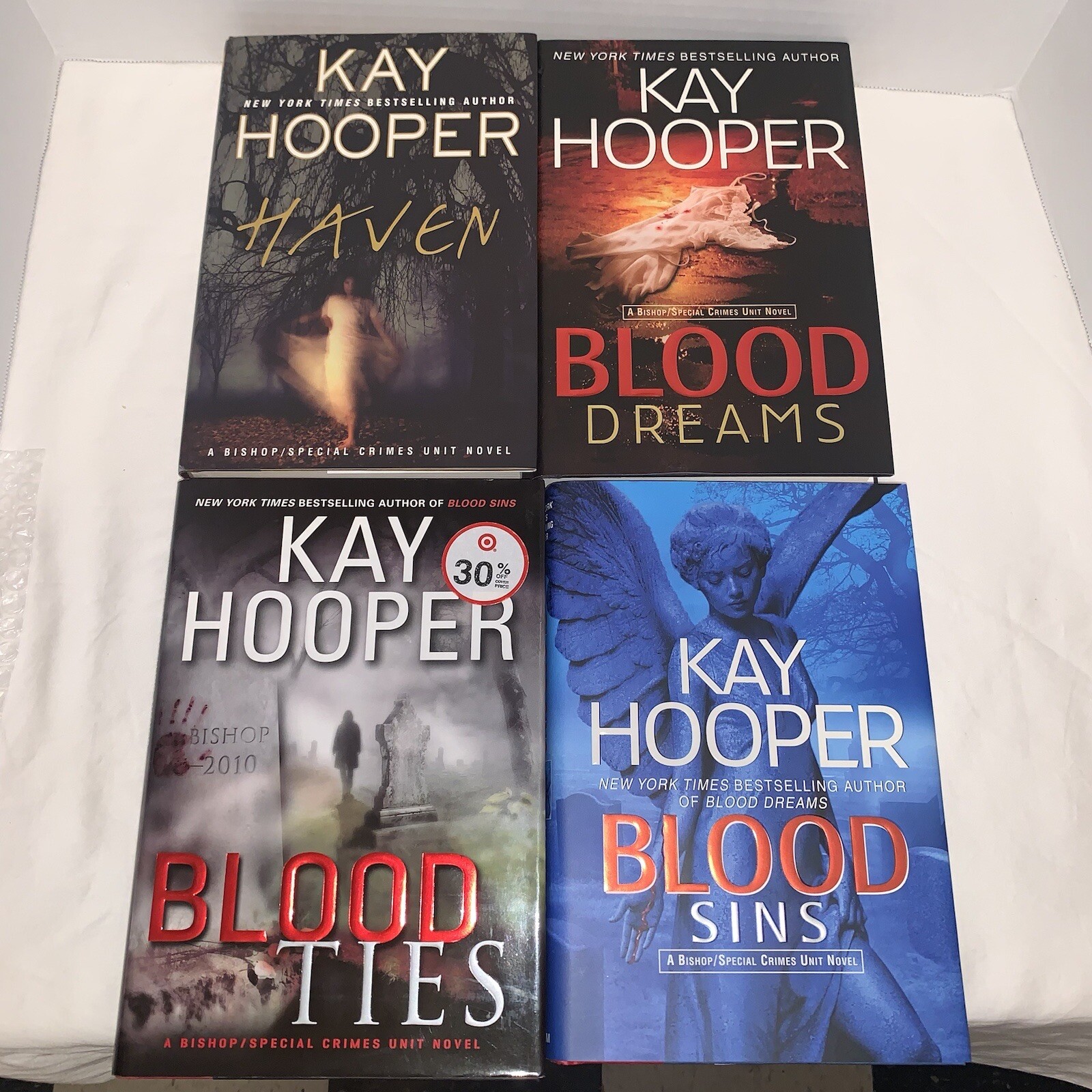 Kay Hooper Blood Dreams Blood Ties Blood Sins Haven Hardcover Book Lot Of 4