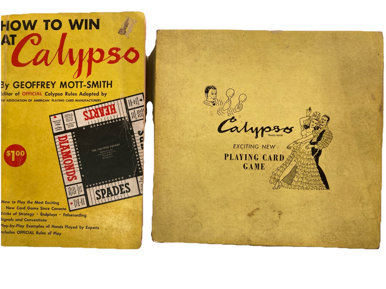 vintage game calypso With Book “How To Win At Calypso” by geoffrey mott-smith