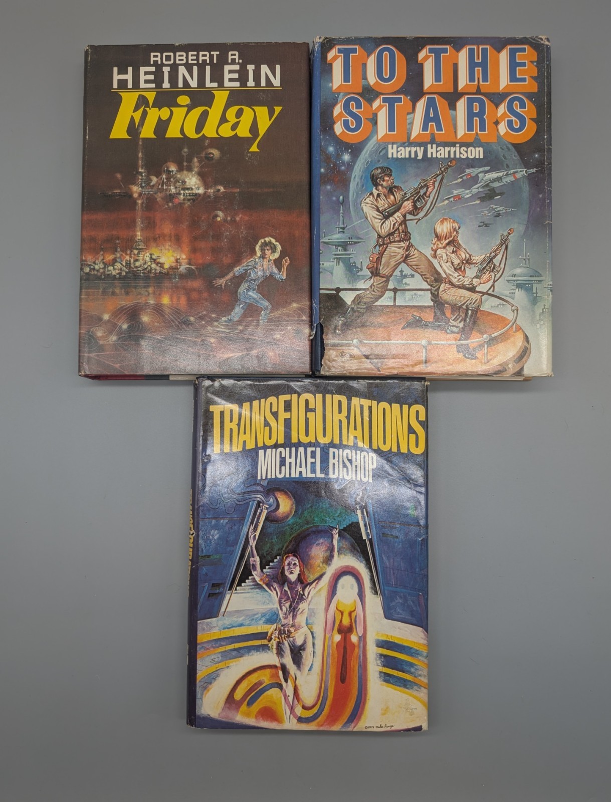 Lot Of 9 Vintage Science Fiction Sci-fi Books Hardcover Zelazny Pohl Foster…