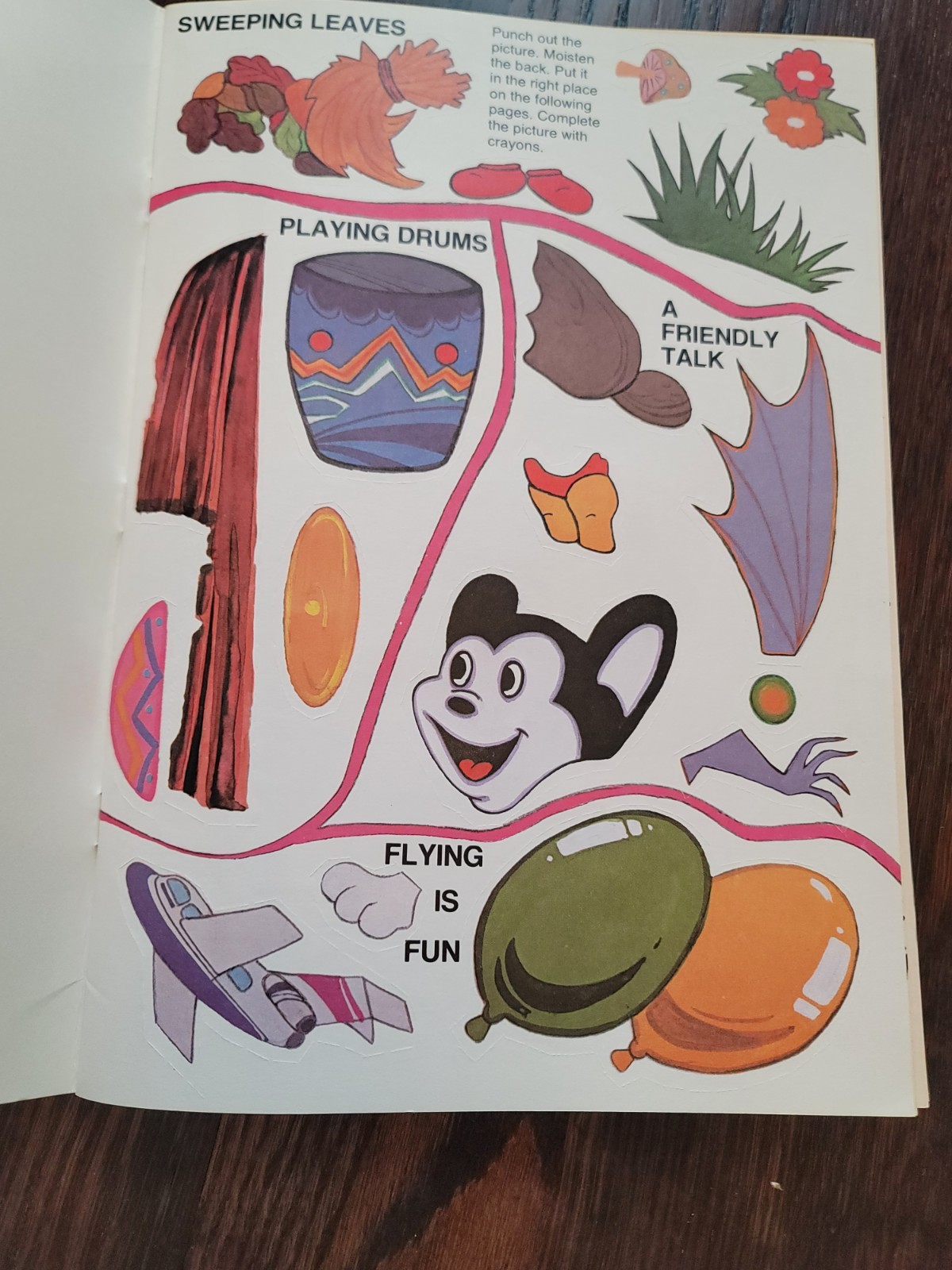 VTG Lot of 5 Sticker Fun Color & Activity Books 1978 Prestige Books Inc cartoons