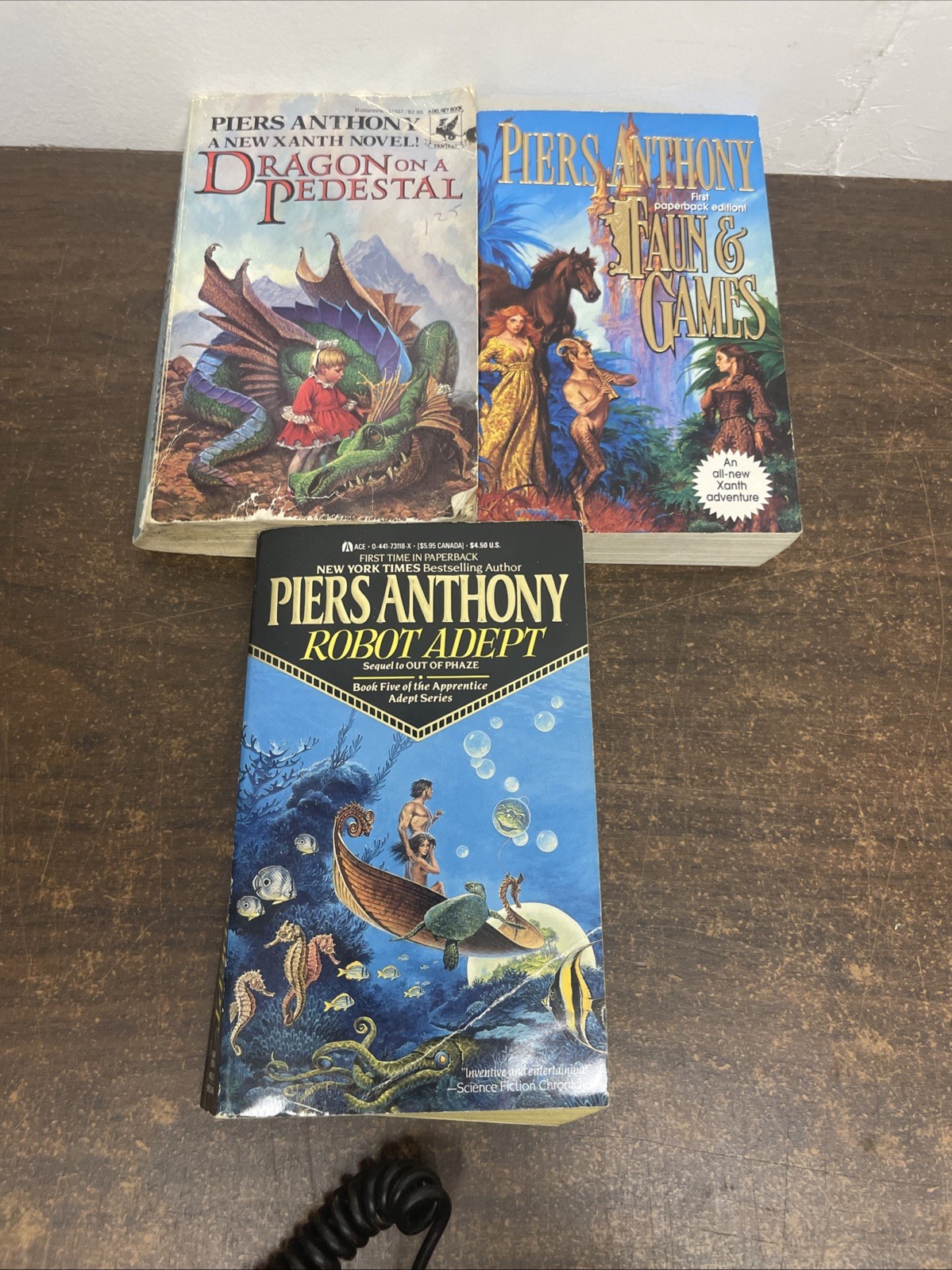 Piers Anthony Fantasy Sci-Fi Book Lot 35 PB Xanth MAGIC Adventure Fiction