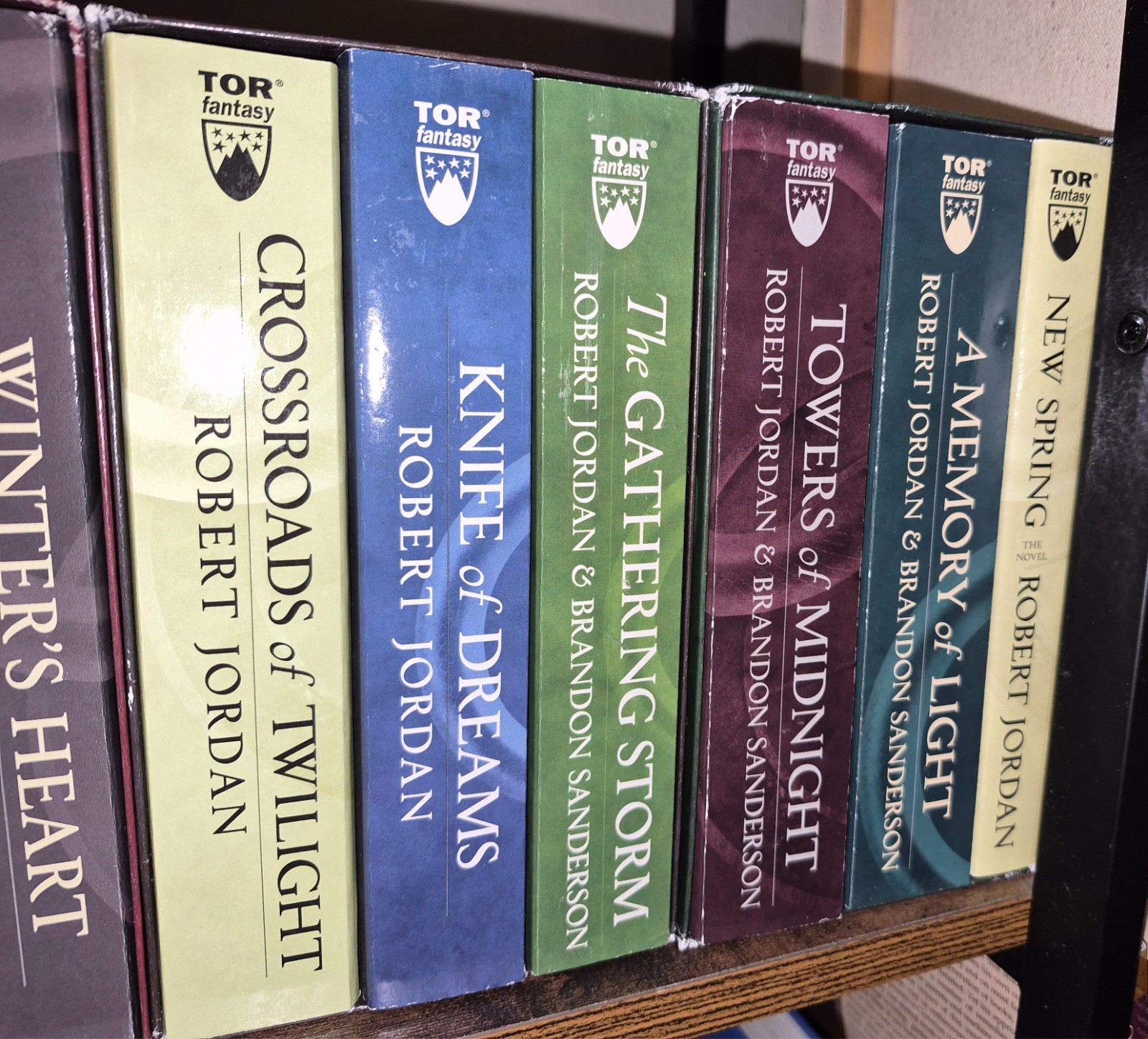 Wheel of Time complete sets Robert Jordan Brandon Sanderson mass mkt paperbacks