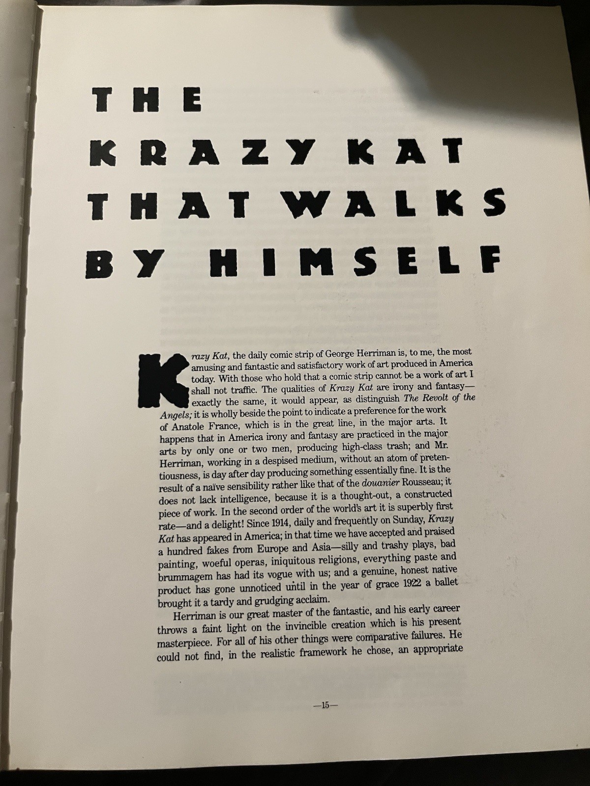 Harry N. Abrams Krazy Kat: The Comic Art of George Herriman PB 1986 Illus