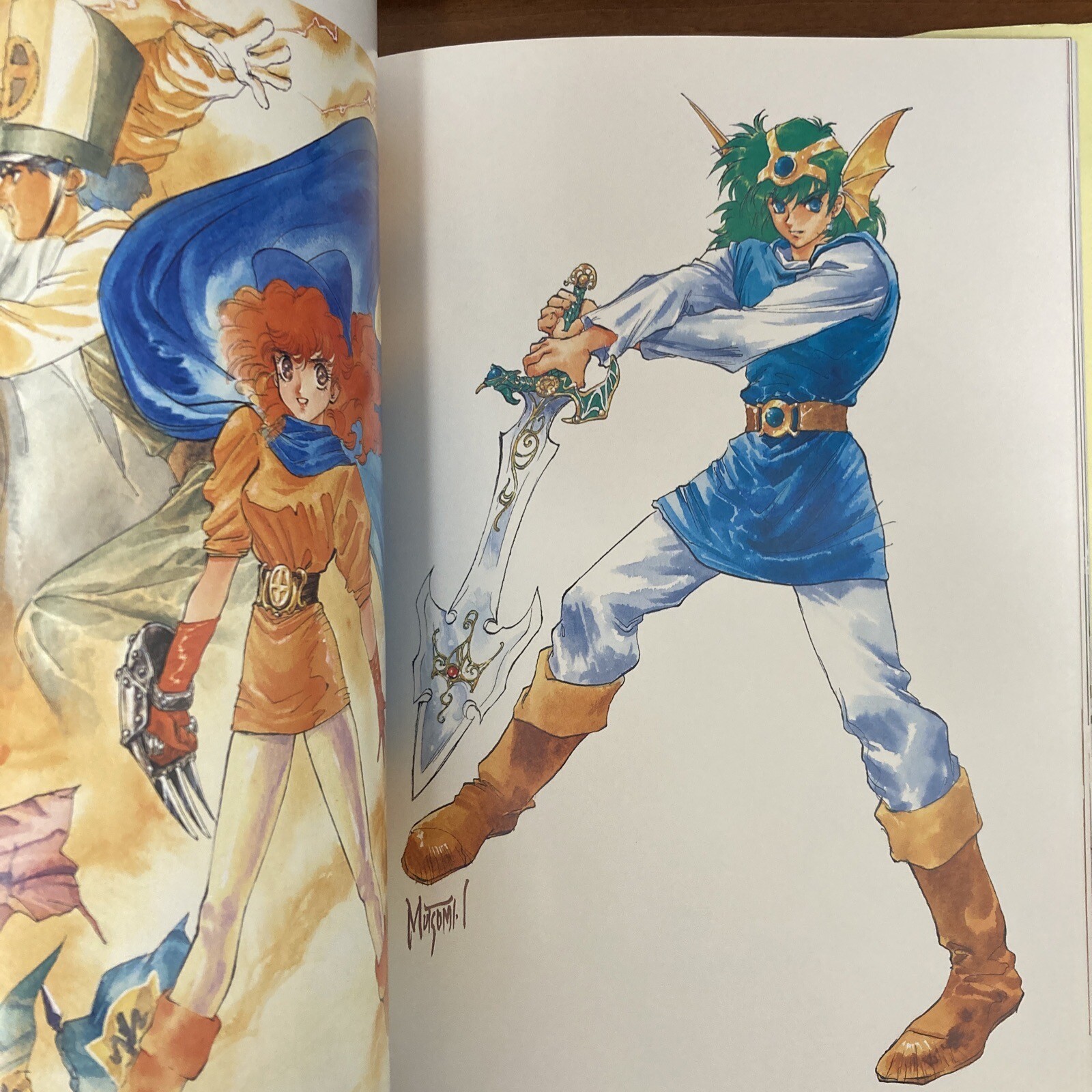 DRAGON QUEST Mutsumi Inomata Art Book Illustration
