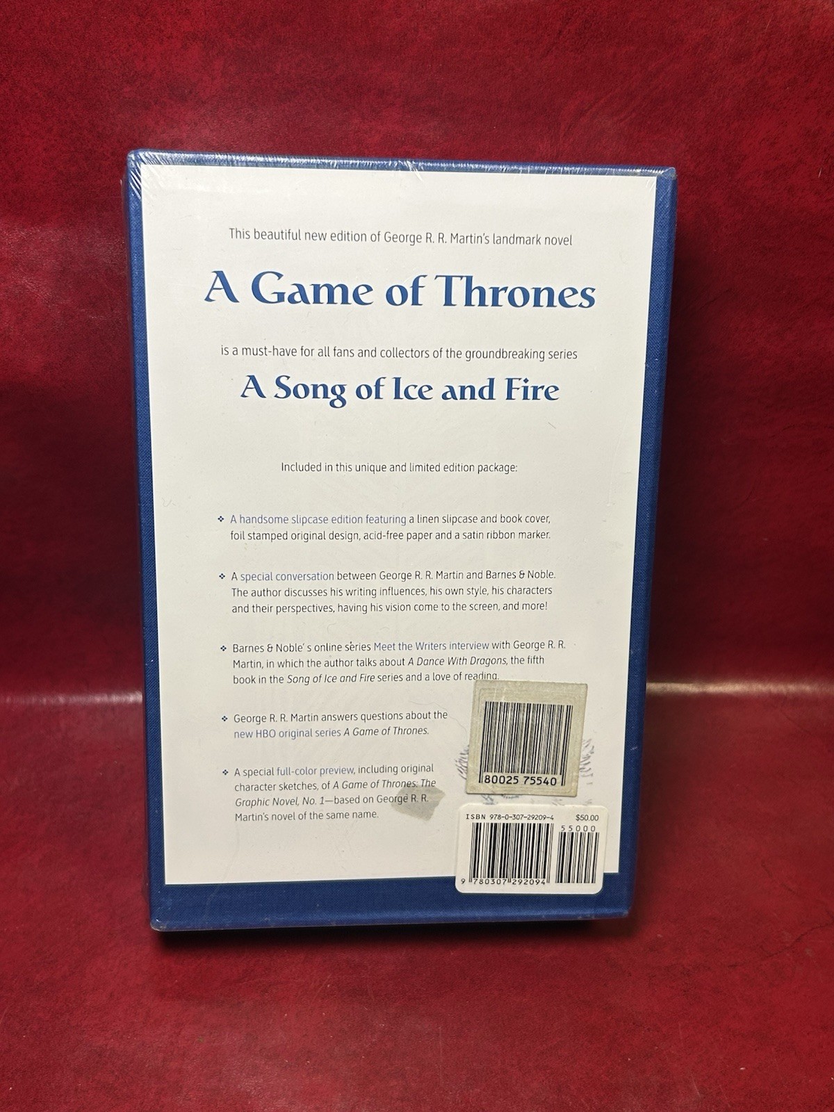 New and sealed Game of Thrones by George R. R. Martin (Hardcover, Slipcase)