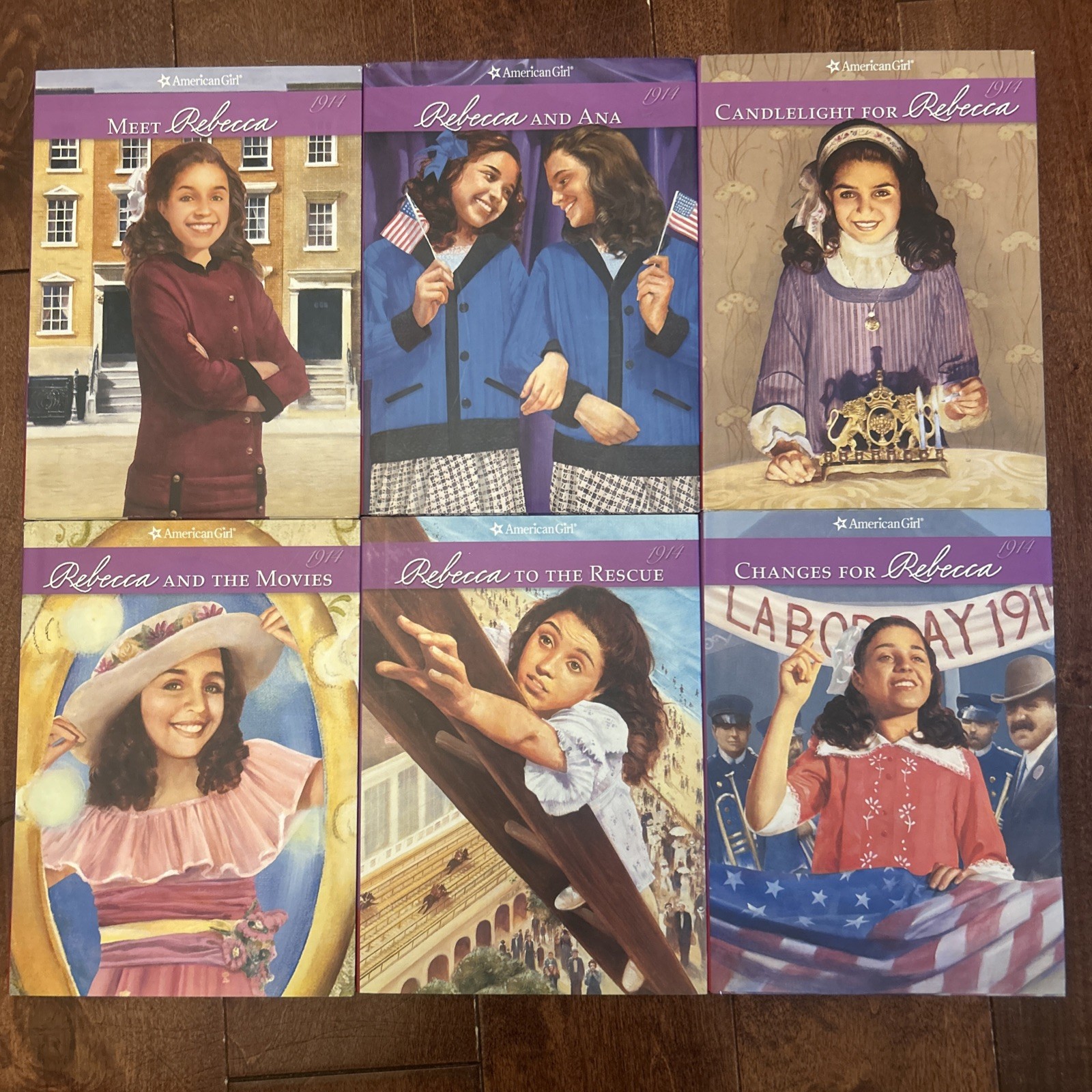 REBECCA The American Girls Doll Collection Complete Set Books 1-6 Unread Meet