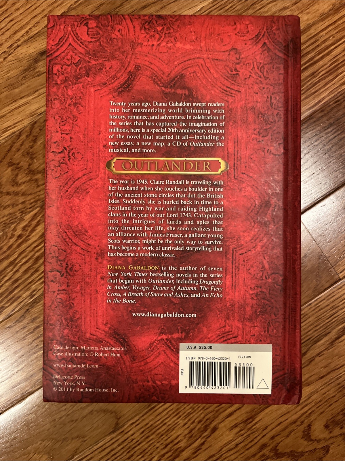 Diana Gabaldon – Signed Outlander 20th Anniversary 1st Printing – FREE SHIPPING