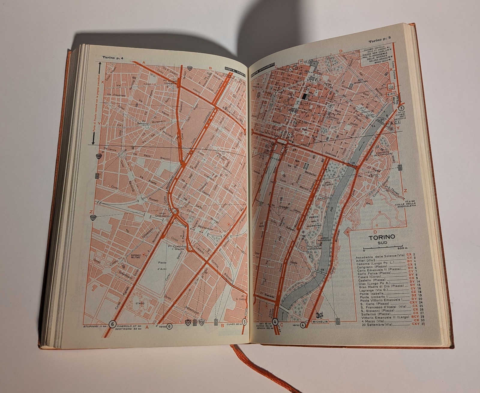 1964 Michelin Italia Guide — Italian Language Edition Vintage Travel Collectible